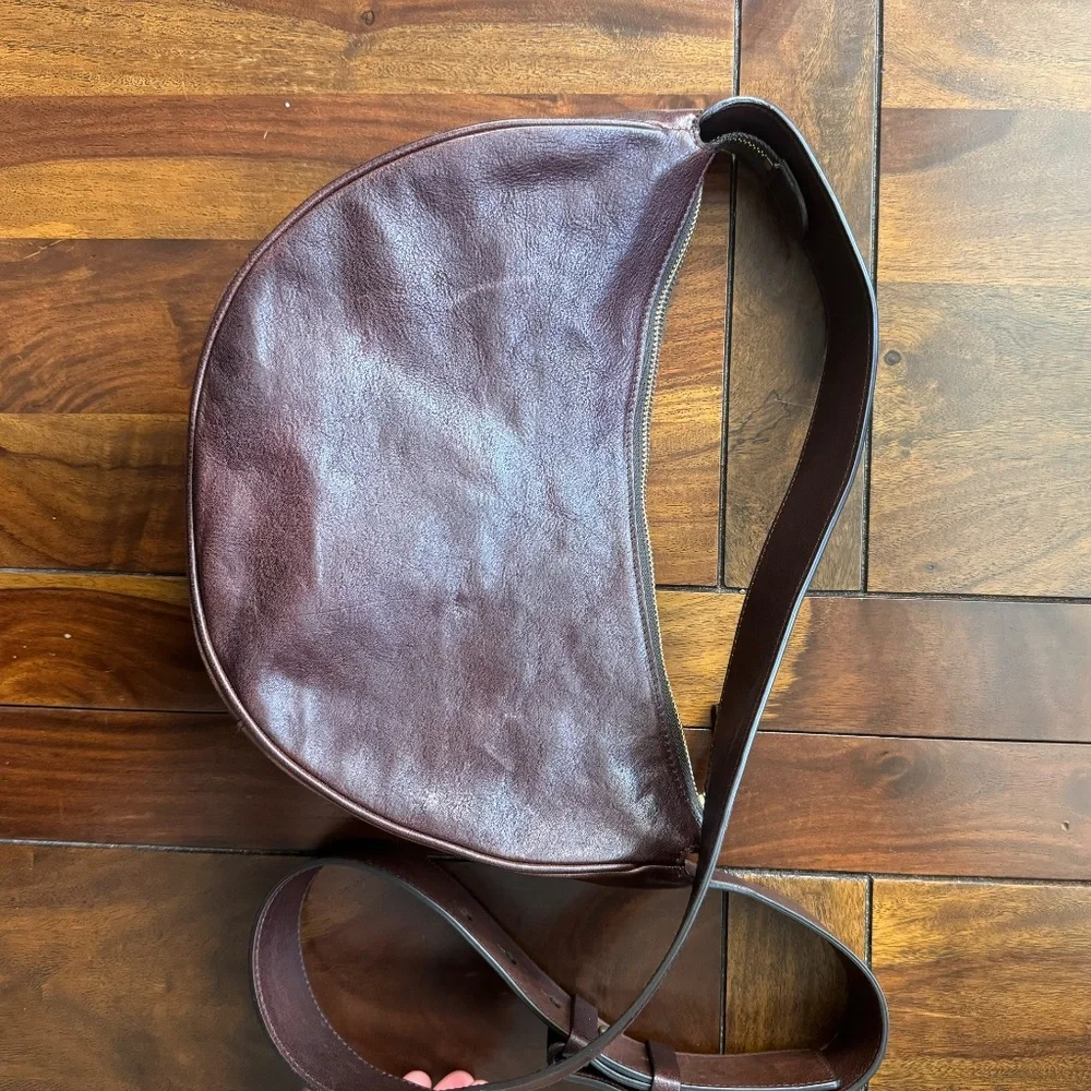 Il Bisonte Oliveta Leather Hobo Bag Caffe - Picture 8 of 14